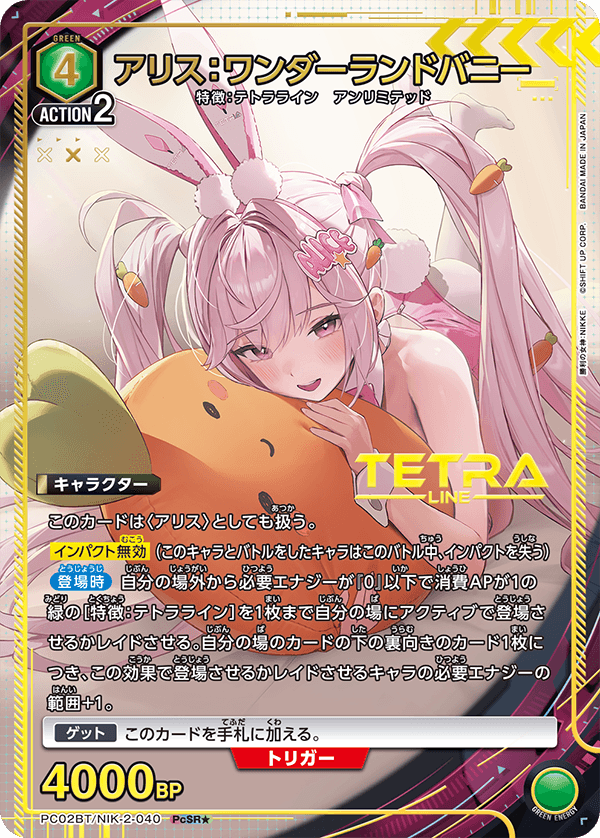 PC02BT/NIK-2-040 Alice: Wonderland Bunny