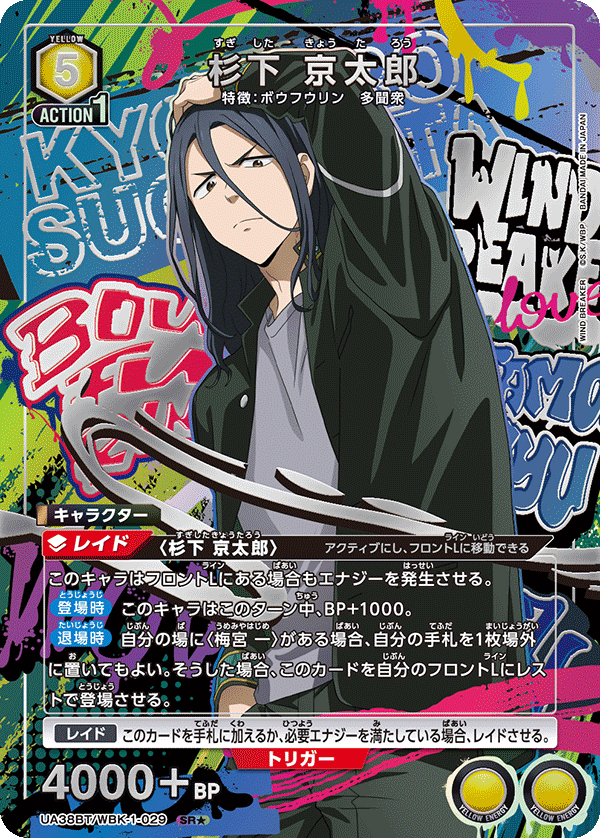 UA38BT/WBK-1-029 Kyotaro Sugishita