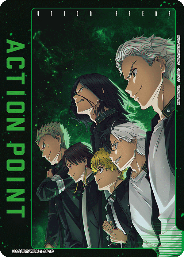 UA38BT/WBK-1-AP10 Action Point Card(WIND BREAKER)