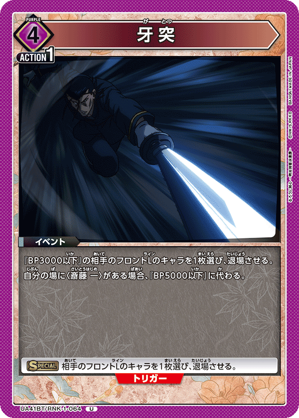 UA41BT/RNK-1-064 Gatotsu