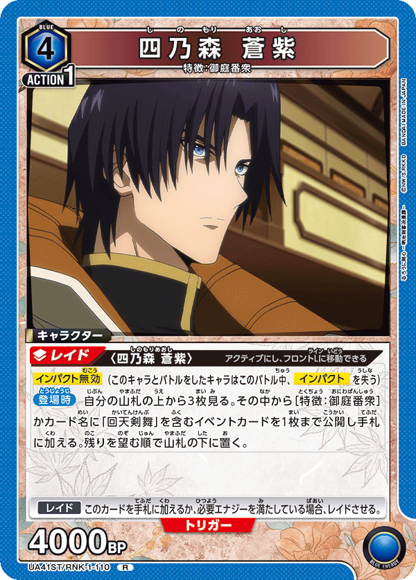 UA41ST/RNK-1-110 Aoshi Shinomori