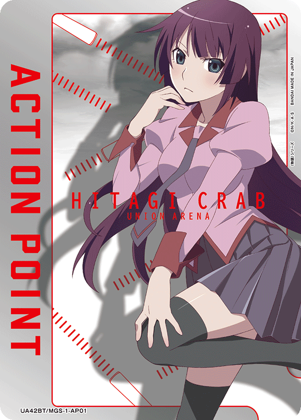 UA42BT/MGS-1-AP01 Action Point Card(〈Monogatari〉 Series)
