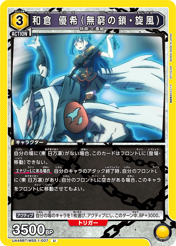 UA49BT/MSS-1-007 Yuki Wakura (Slave - Tsumujikaze)