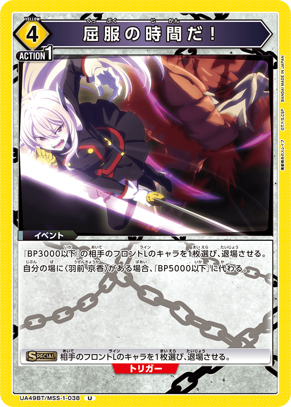 UA49BT/MSS-1-038 Time for Submission!