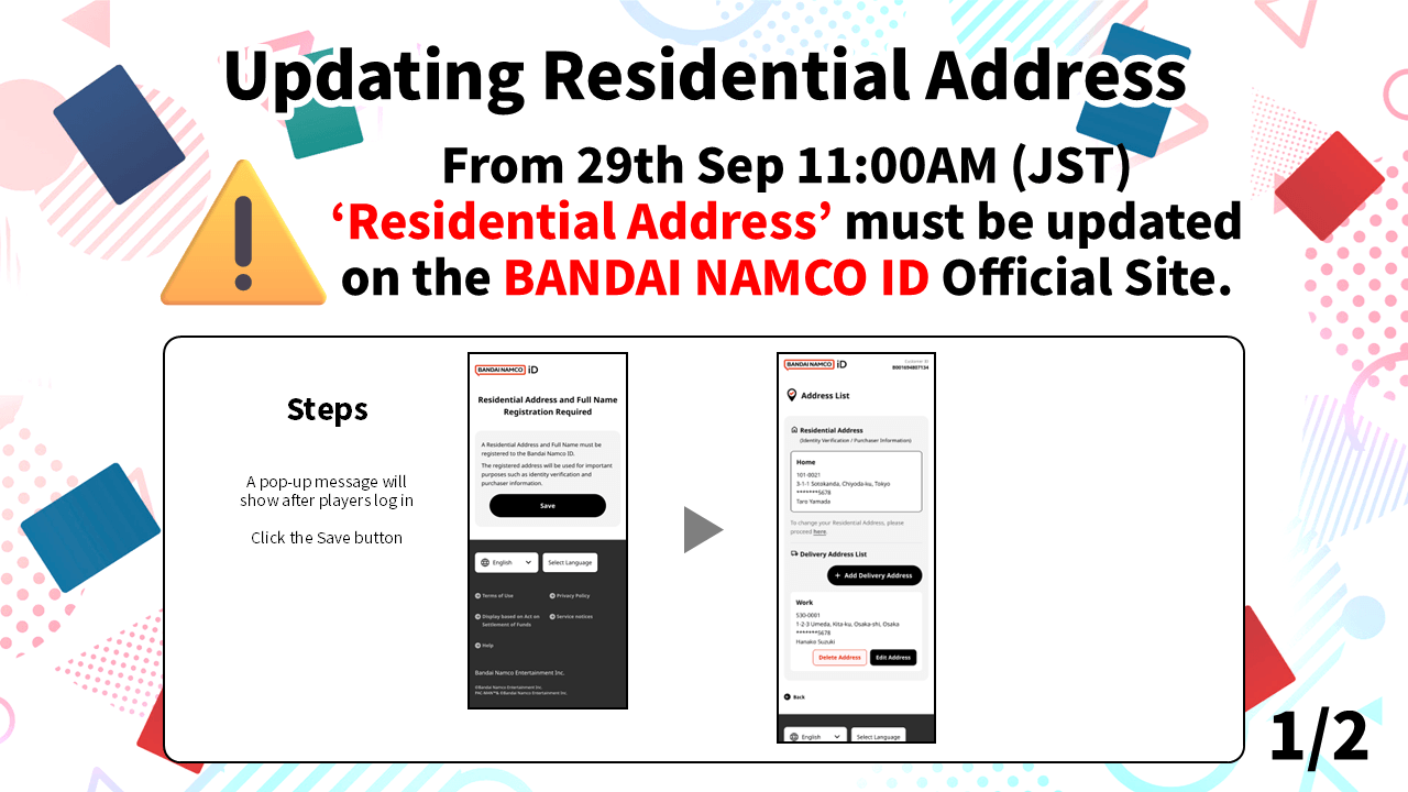 Updating Residential Address
