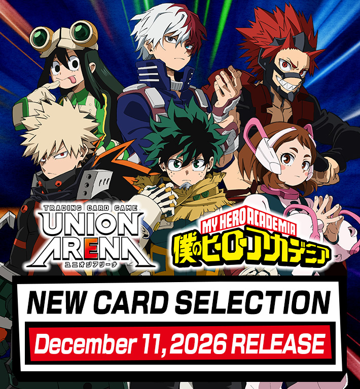 UNION ARENA NEW CARD SELECTION My Hero Academia