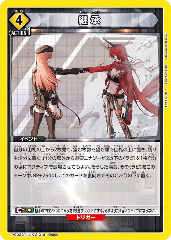 PC02BT/NIK-2-018 継承