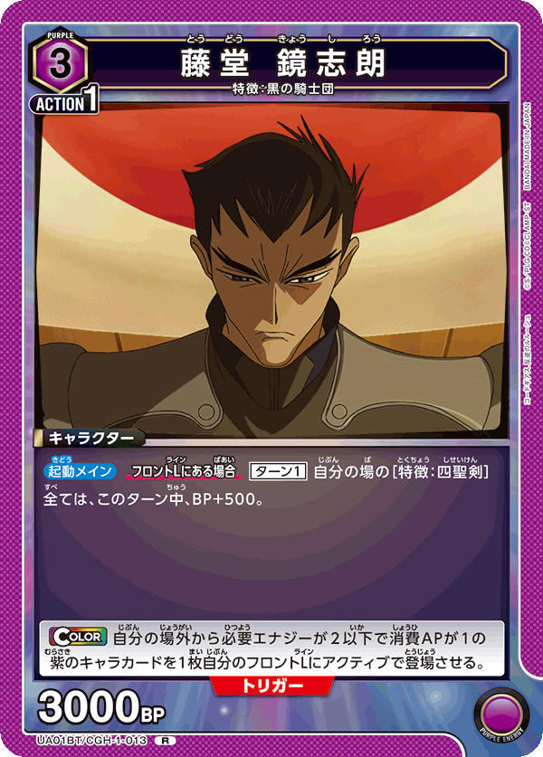 UA01BT/CGH-1-013 藤堂 鏡志朗