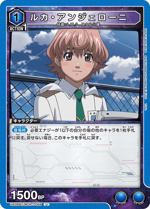 UA36BT/MCR-1-059 ルカ・アンジェローニ