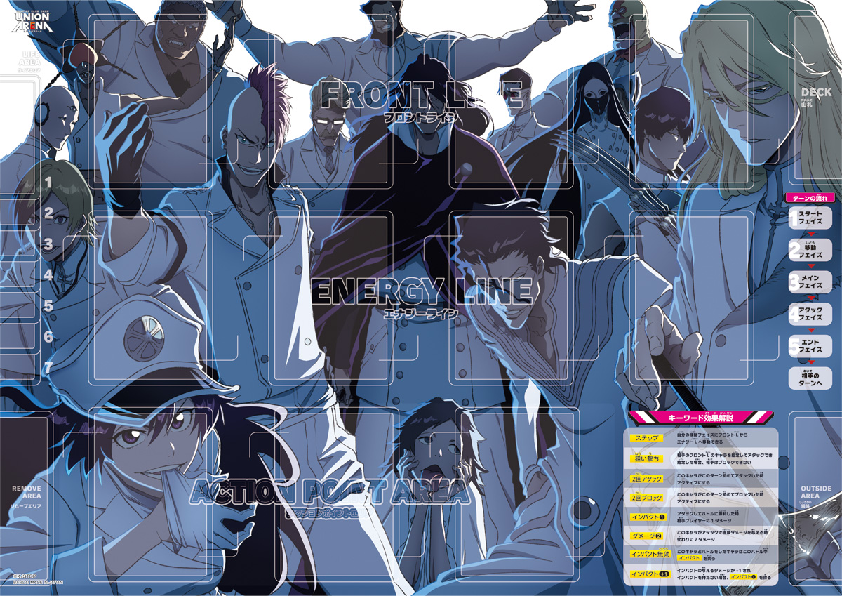 UNION ARENA BLEACH UA01DC 隨附角色設計 play sheet