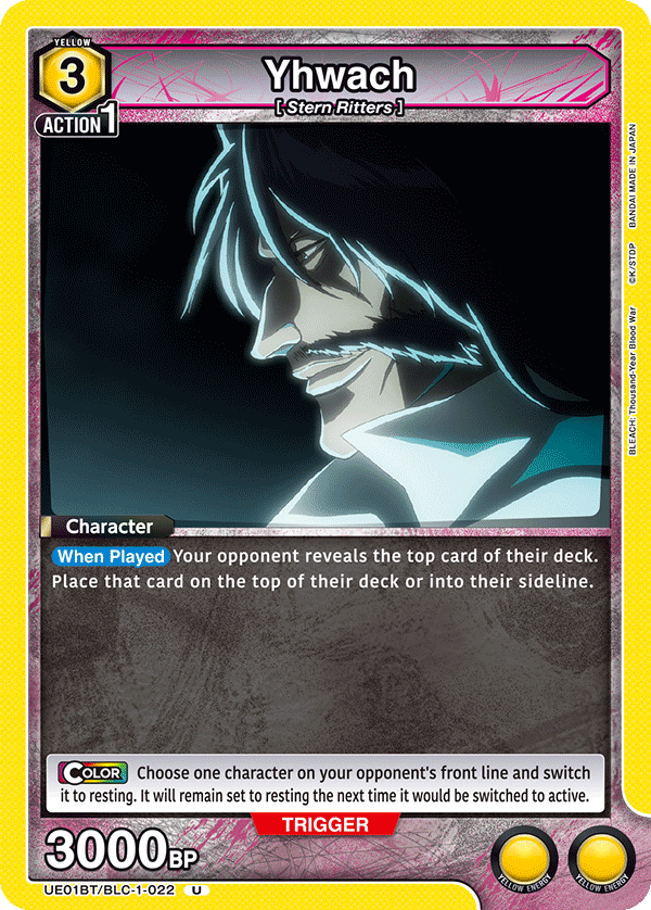 UE01BT/BLC-1-022 Yhwach