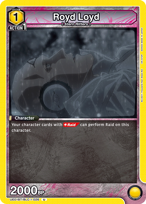 UE01BT/BLC-1-026 Royd Loyd