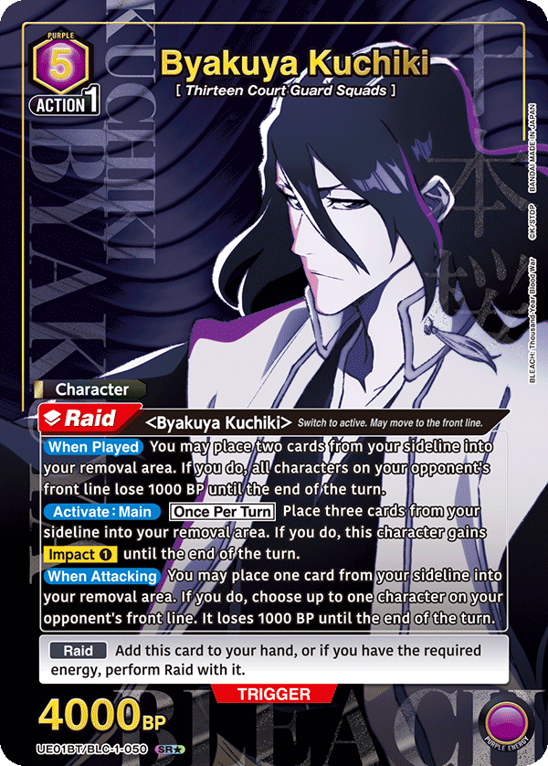 UE01BT/BLC-1-050 Byakuya Kuchiki