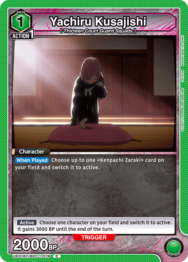 UE01BT/BLC-1-076 Yachiru Kusajishi