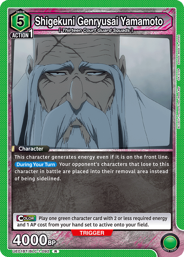 UE01BT/BLC-1-092 Shigekuni Genryusai Yamamoto