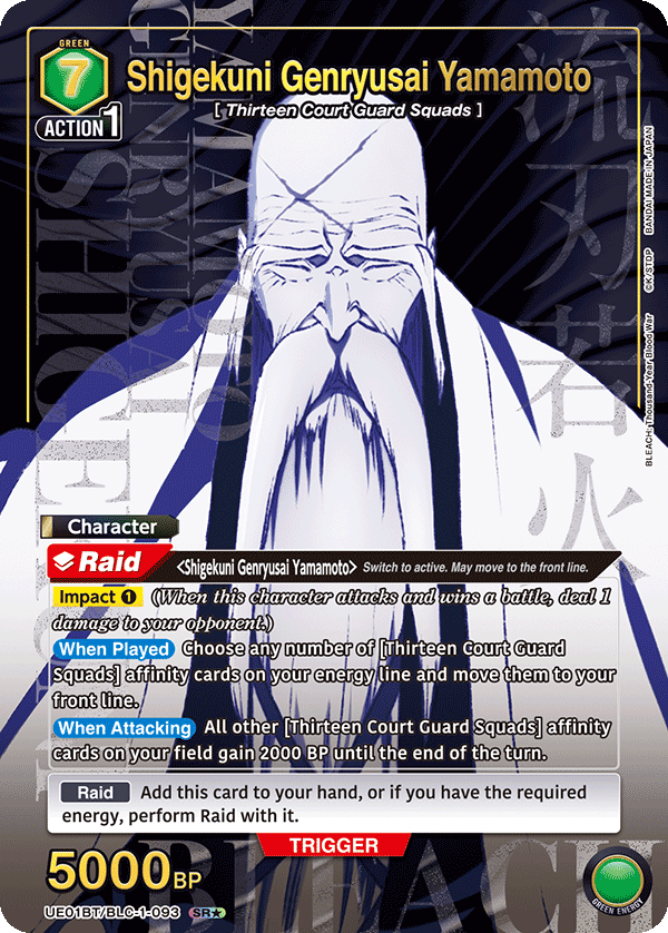 UE01BT/BLC-1-093 Shigekuni Genryusai Yamamoto
