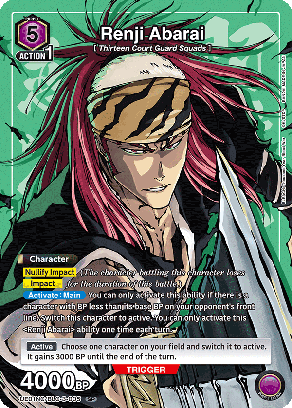 UE01NC/BLC-3-005 Renji Abarai