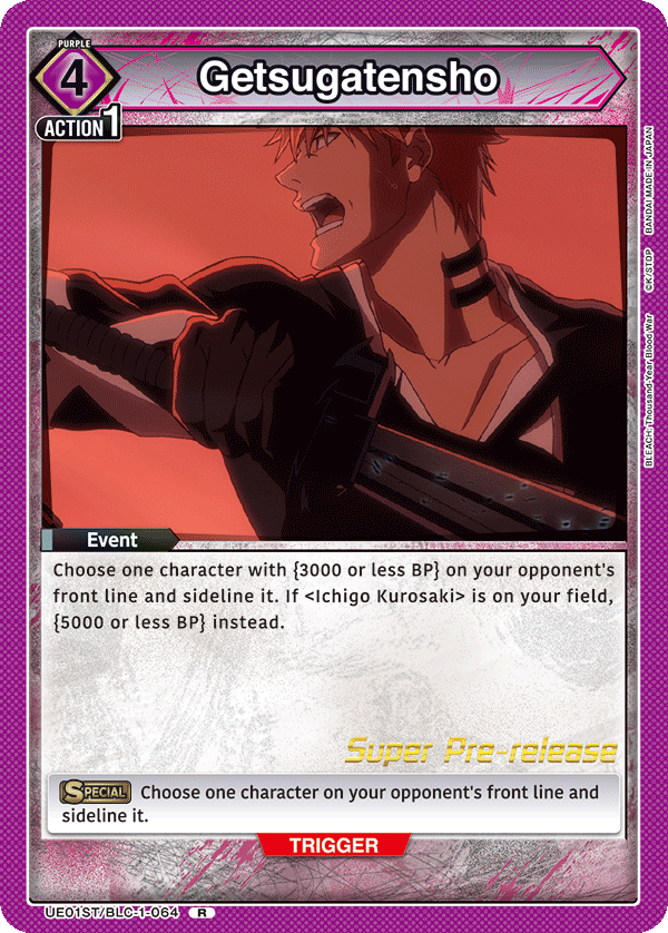 UE01ST/BLC-1-064 Getsugatensho