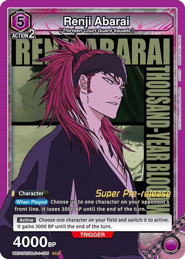 UE01ST/BLC-1-105 Renji Abarai