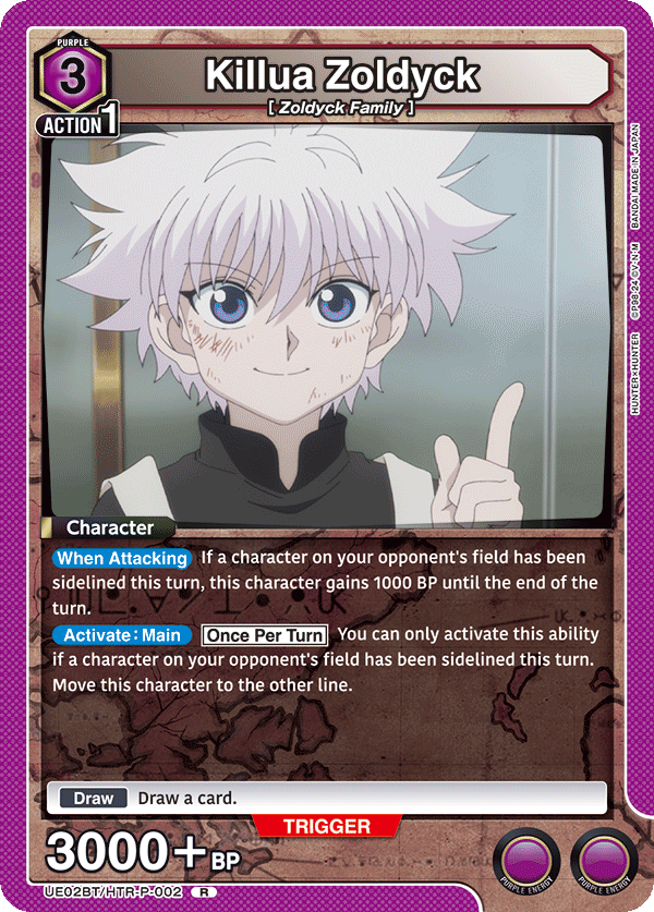 UE02BT/HTR-P-002 Killua Zoldyck