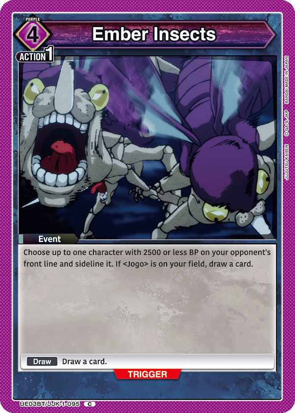 UE03BT/JJK-1-095 Ember Insects