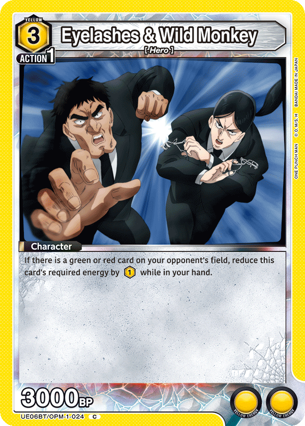 UE06BT/OPM-1-024 Eyelashes & Wild Monkey