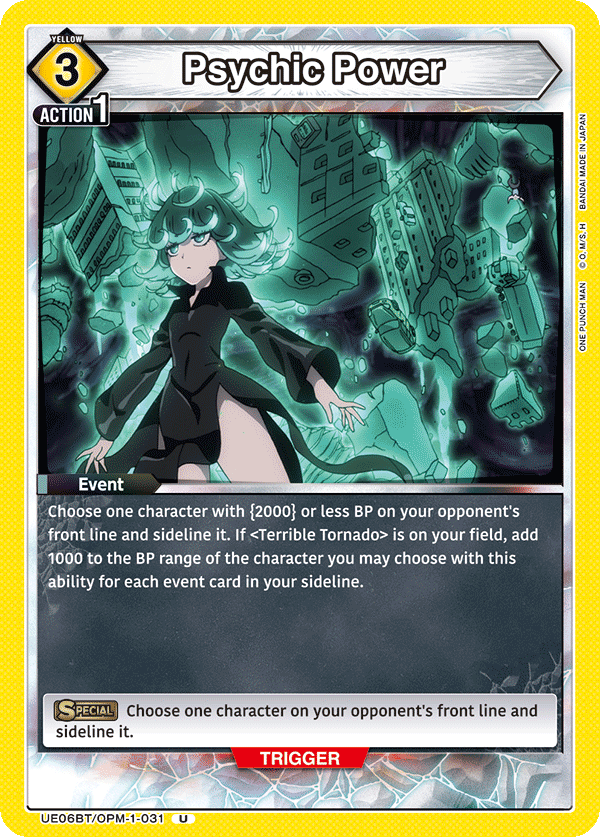 UE06BT/OPM-1-031 Psychic Power