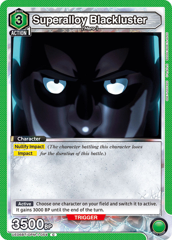 UE06BT/OPM-1-054 Superalloy Blackluster