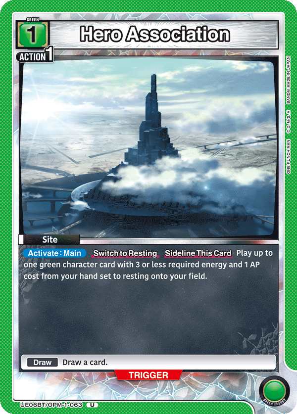 UE06BT/OPM-1-063 Hero Association