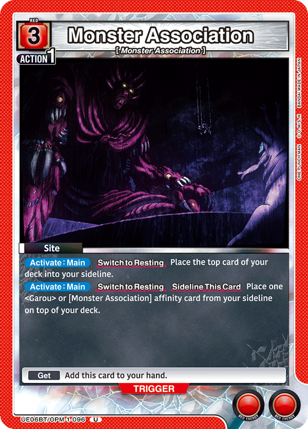 UE06BT/OPM-1-096 Monster Association