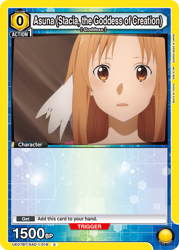 UE07BT/SAO-1-019 Asuna (Stacia, the Goddess of Creation)