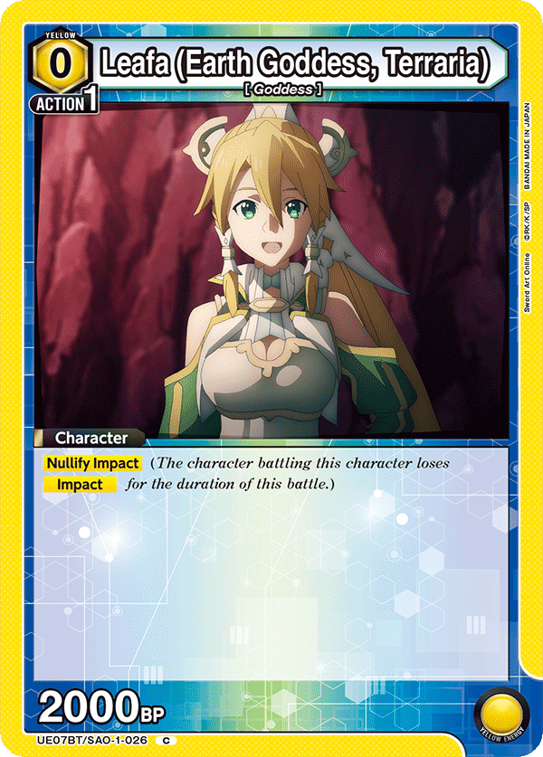 UE07BT/SAO-1-026 Leafa (Earth Goddess, Terraria)