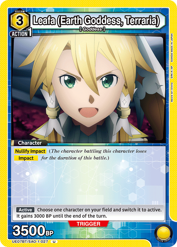 UE07BT/SAO-1-027 Leafa (Earth Goddess, Terraria)