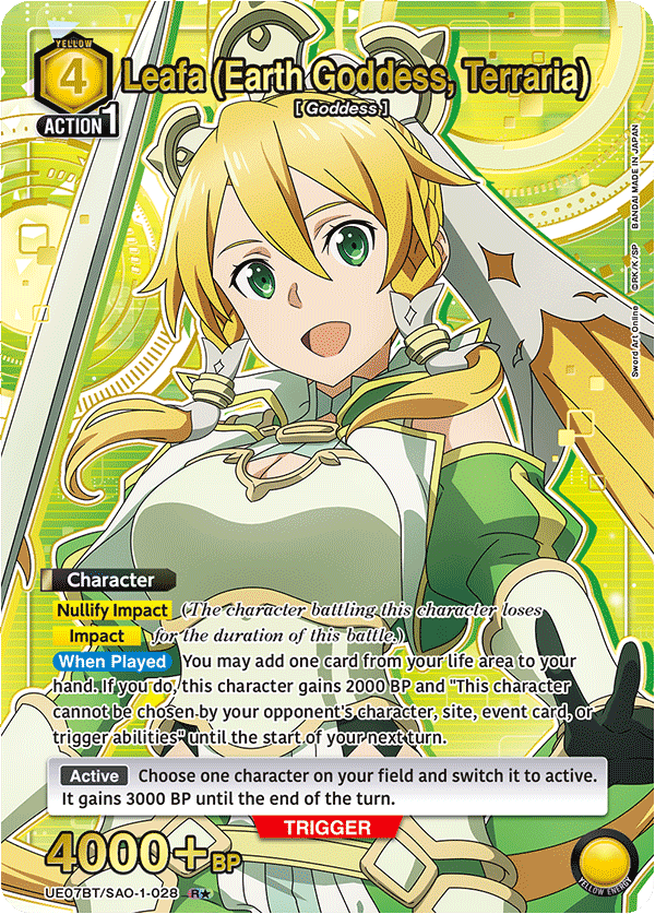 UE07BT/SAO-1-028 Leafa (Earth Goddess, Terraria)