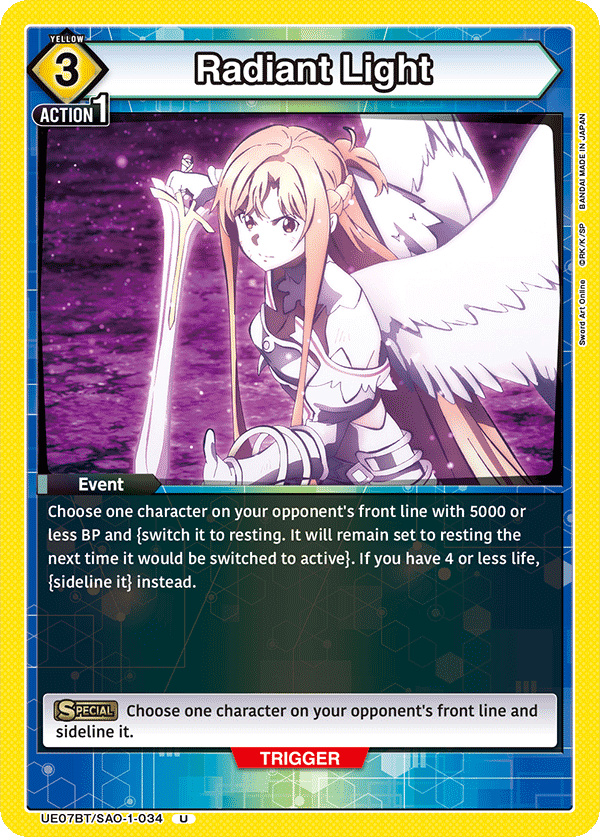 UE07BT/SAO-1-034 Radiant Light