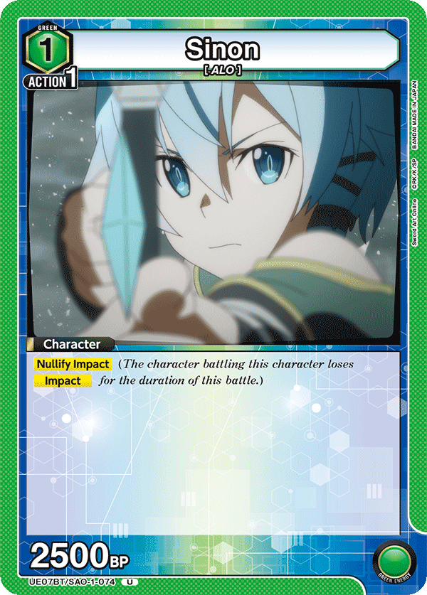 UE07BT/SAO-1-074 Sinon
