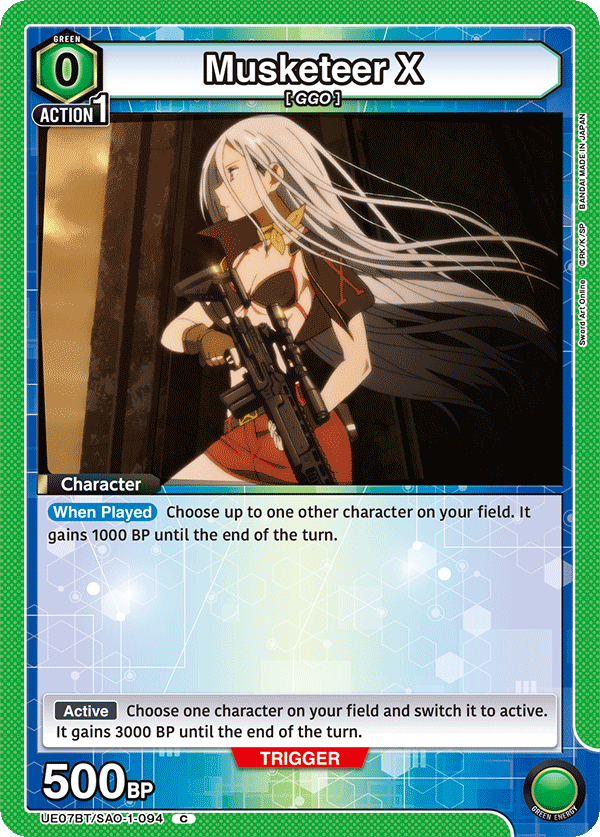 UE07BT/SAO-1-094 Musketeer X