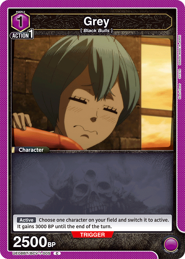 UE08BT/BCV-1-005 Grey