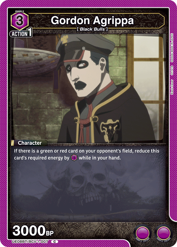 UE08BT/BCV-1-007 Gordon Agrippa