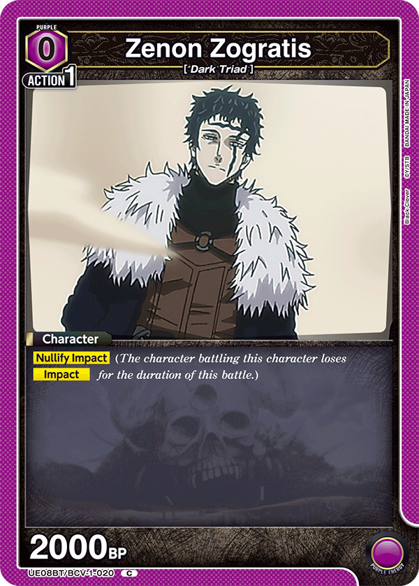 UE08BT/BCV-1-020 Zenon Zogratis
