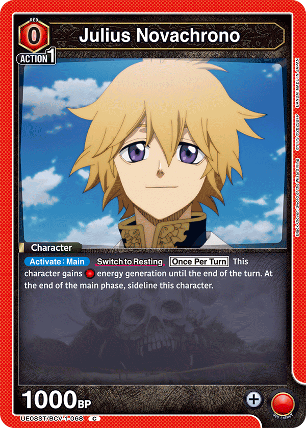 UE08ST/BCV-1-068 Julius Novachrono