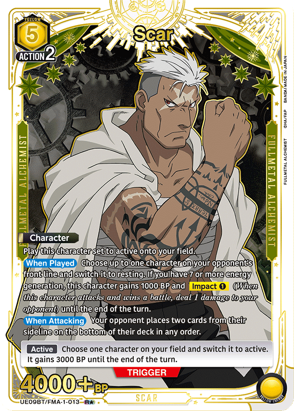 UE09BT/FMA-1-013 Scar