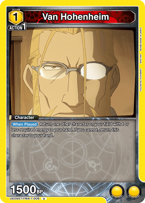 UE09ST/FMA-1-006 Van Hohenheim