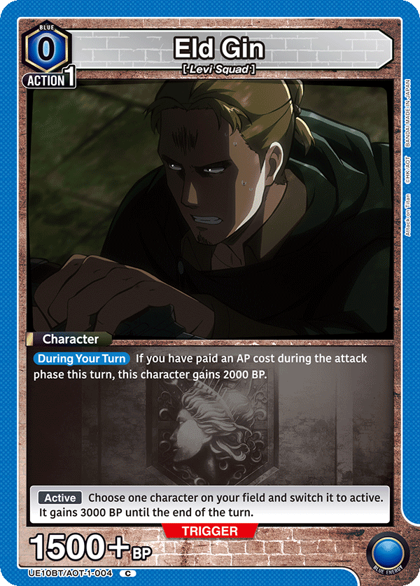 UE10BT/AOT-1-004 Eld Gin