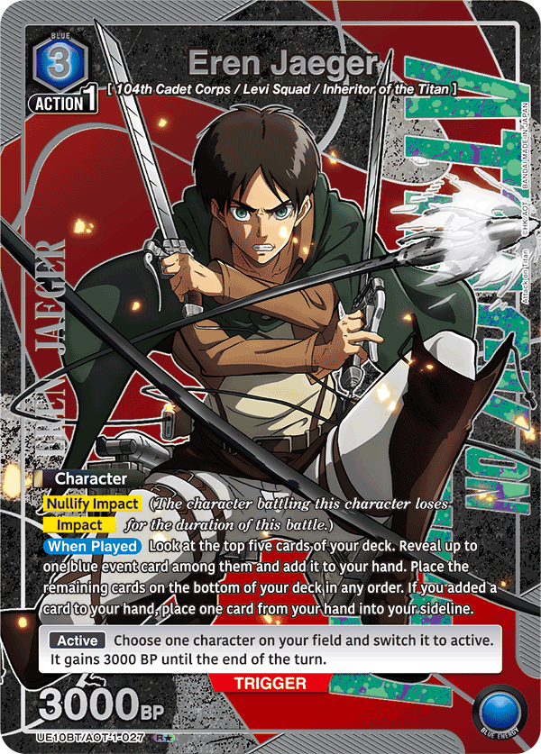 UE10BT/AOT-1-027 Eren Jaeger