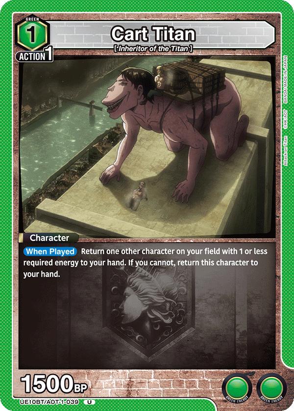 UE10BT/AOT-1-039 Cart Titan