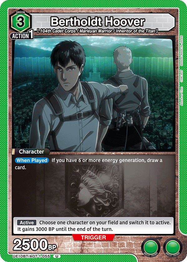 UE10BT/AOT-1-055 Bertholdt Hoover