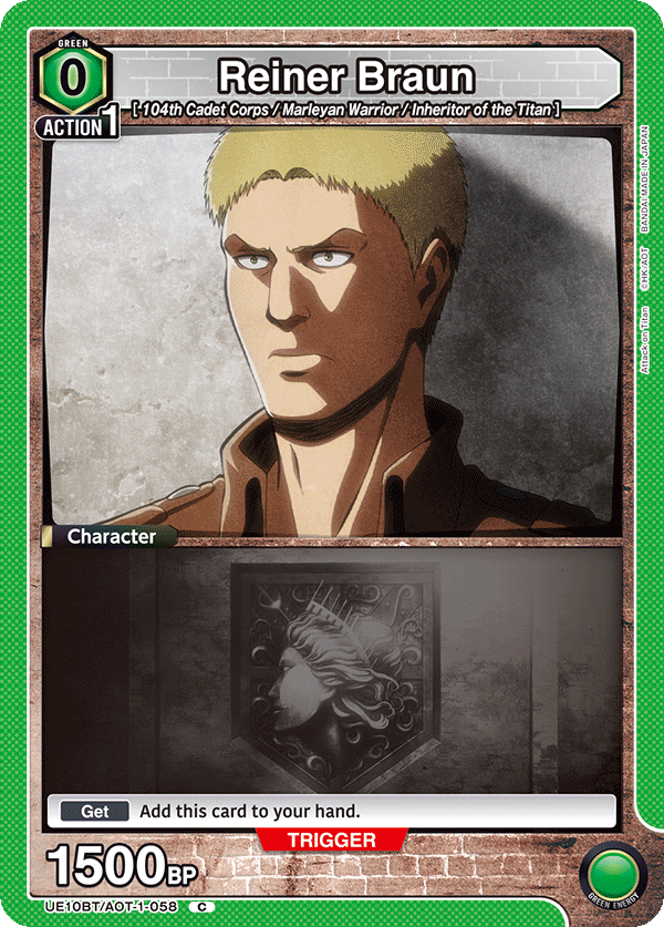 UE10BT/AOT-1-058 Reiner Braun