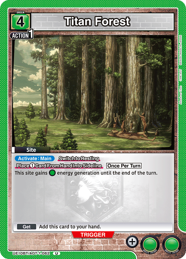UE10BT/AOT-1-062 Titan Forest