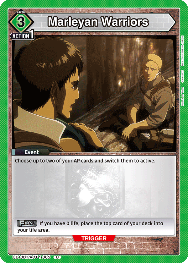 UE10BT/AOT-1-065 Marleyan Warriors